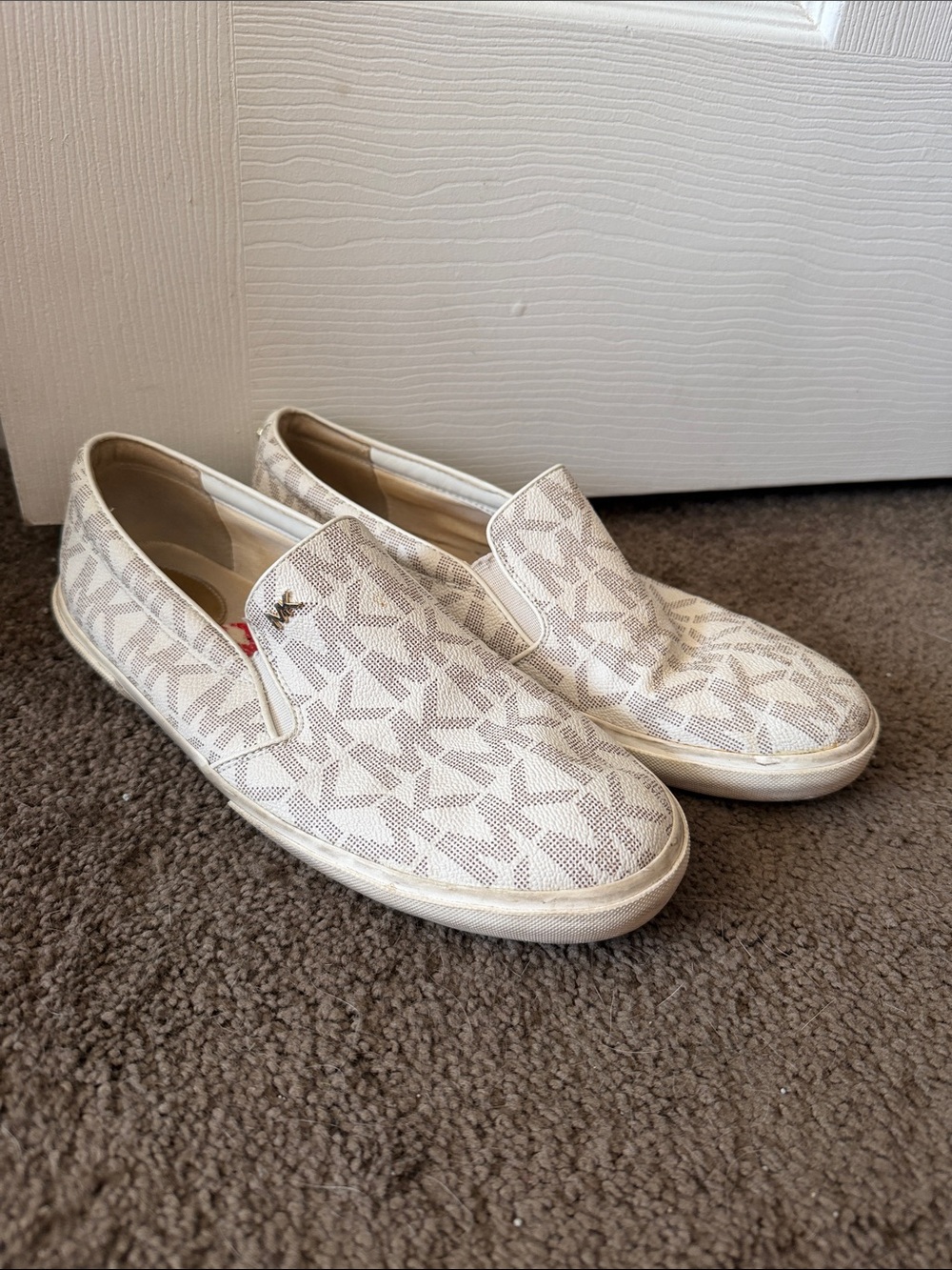 Michael Kors Women’s White Slip-On Shoes